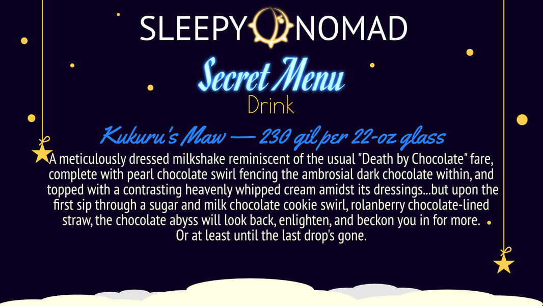 Secret Drink 1 Secret Drink 1
