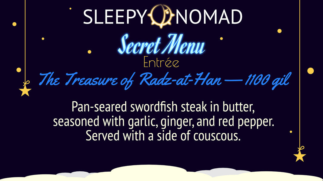 Secret Entrée 1 Secret Entrée 1