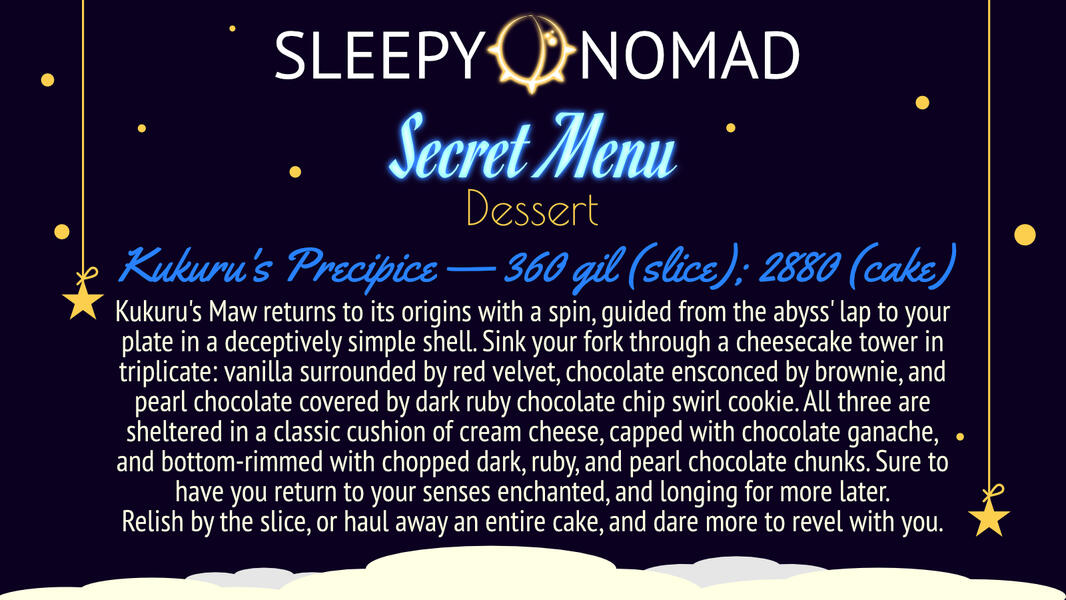 Secret Dessert 1 Secret Dessert 1